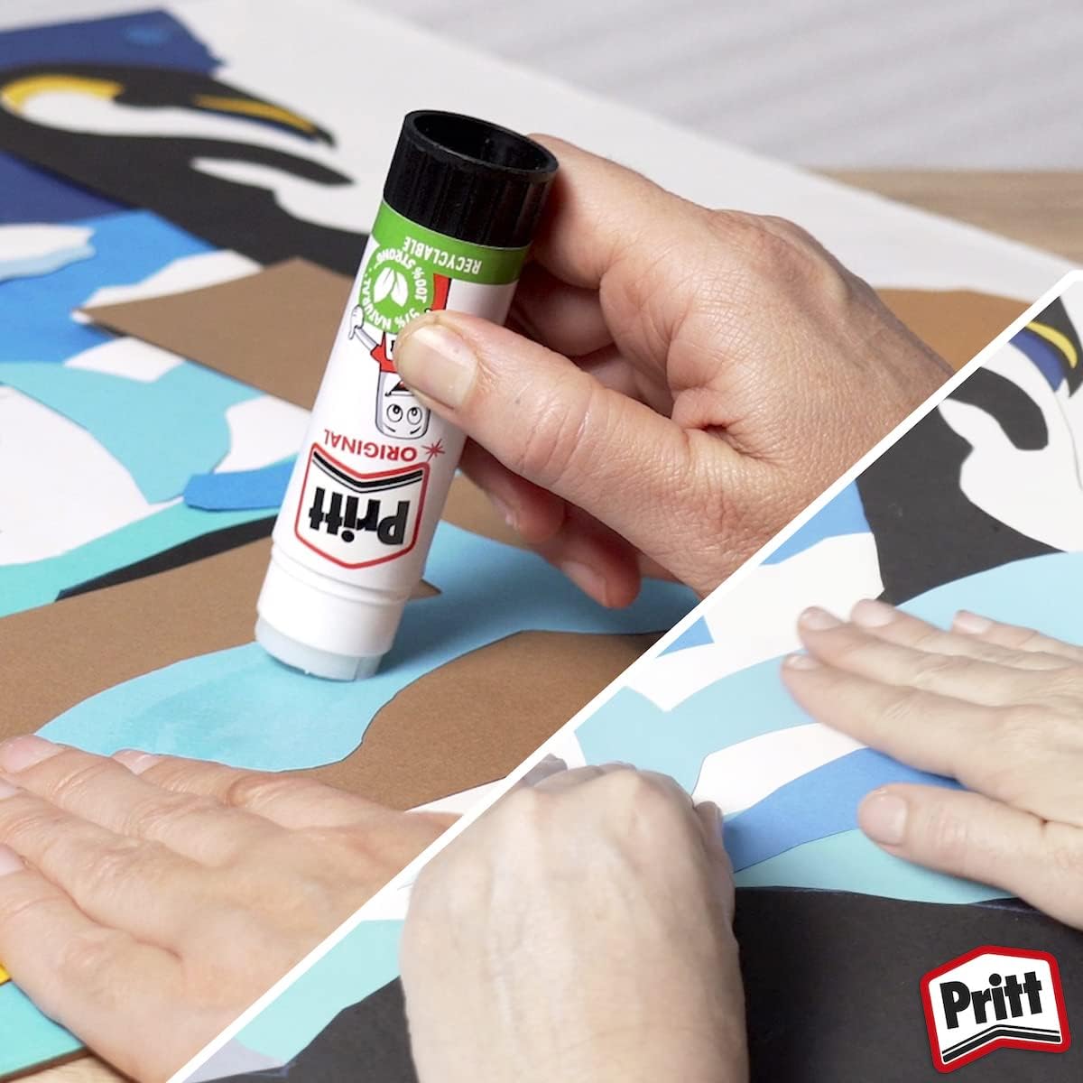 Pritt Glue Stick – Safe & Strong Craft Adhesive (Multiple Pack Sizes Available) - Image 2