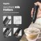 Keplin Handheld Milk Frother – Stainless Steel Electric Coffee Whisk for Lattes, Matcha & Protein Shakes